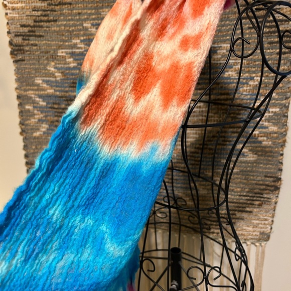 Lucky Brand Colorful Tie-Dye Scarf - Picture 6 of 6